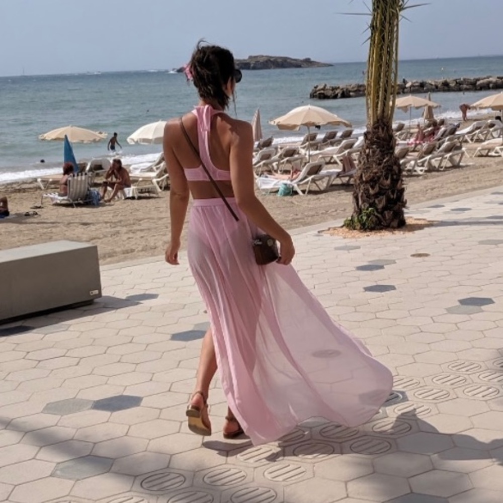 Pink Flowy Vacation 2-Piece set